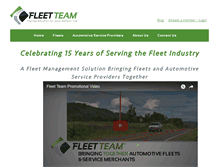 Tablet Screenshot of fleetteam.com